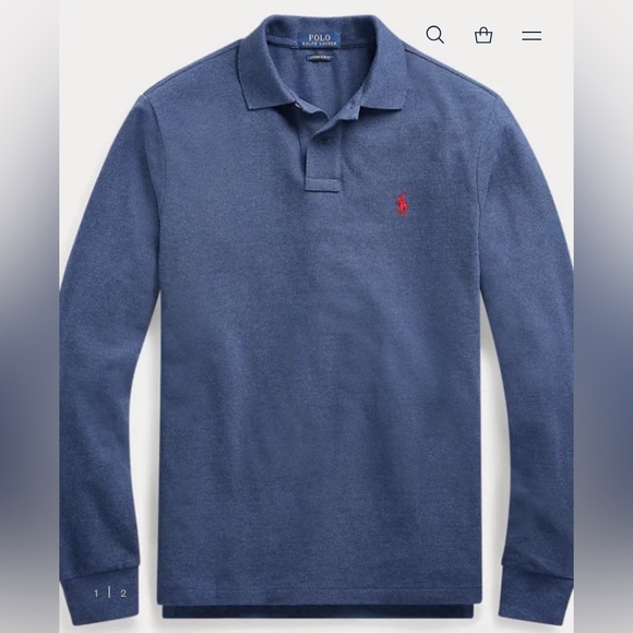 Polo Ralph Lauren Other - Boys Dark Blue Long-Sleeved Polo Shirt